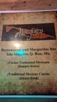 Morgan's Restaurante Margaritas Bar menu