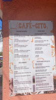 CafÉ-cito menu