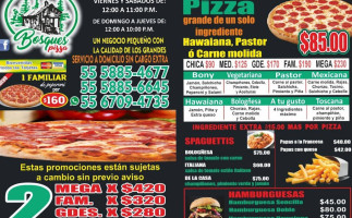 Bosques Pizza inside