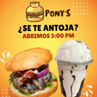 Pony’s Food N’ Shakes food