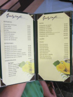 Galy Cafe menu