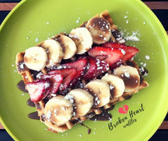 Broken Hearts Waffles food