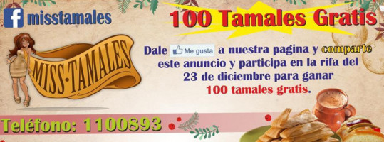 Miss Tamales food