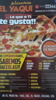 Pizzeria El Yaqui food