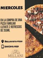 Pizzas Millani food