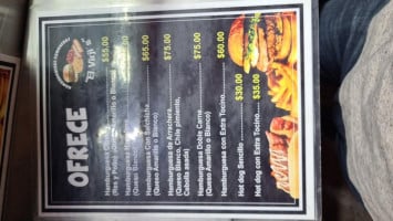 Hamburguesas Comonfort 'el Virjis ' menu