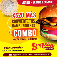 Simpson Burguers food