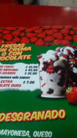 Straws Fresas Y Elotes food