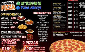 Pizzas Johnnys 5 De Mayo food