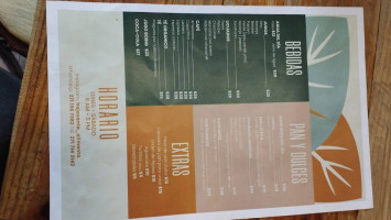 Hoja Santa menu