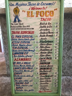 El Foco Restaurant Bar food