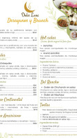 Dulce Luna menu