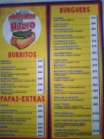 Chilihates El Huero menu