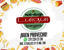 Luigui Hotdogs Burgers inside