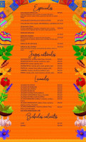 Copal Fonda Mexicana menu