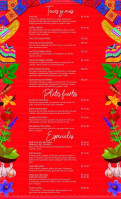 Copal Fonda Mexicana menu