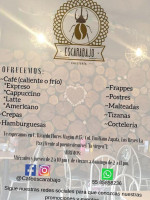 Café Escarabajo food