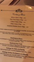 Costa Brava menu