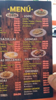 Tacos Santa Rosalía menu