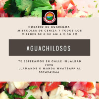 Aguachilosos food