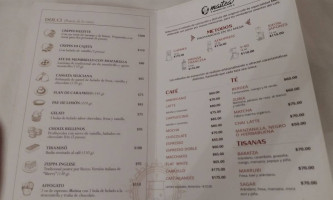 Recco menu