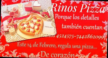 Rinos Pizza food