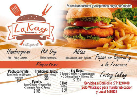 Lakay Burger food