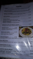 Mozzafiato menu