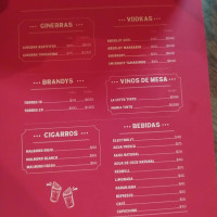 El Argüende menu