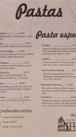 Roma Trattoria Gdl menu