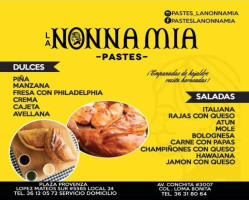 La Nonna Mia Provenza menu