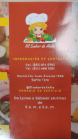 El Sabor De Anita menu