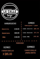 La Calle Burger food