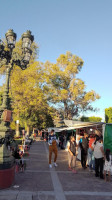 Tacos La Calzada outside