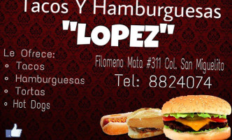 Tacos Y Hamburguesas López food