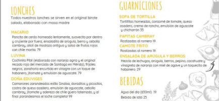 La Chilaquiza menu