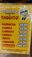 Taqueria El Taquito food