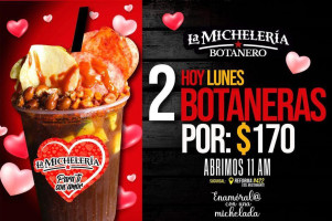 La Micheleria Botanero food