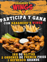 Habanero's Wings food