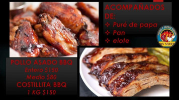 Pollos Y Carnes Asadas Los Sauces food