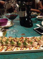 Wine Sushi Taste food