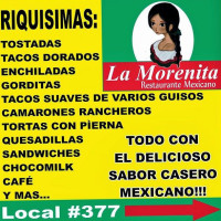 La Morenita Mexicano food