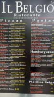 Ll Belgio menu