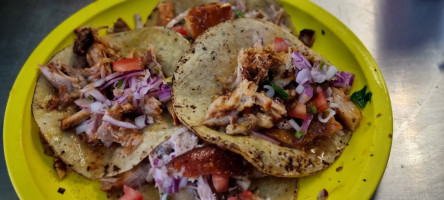 Taco Salas Lechón Y Cochinita Pibil food