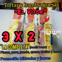 Tortas Y Hamburguesas El Vitor food