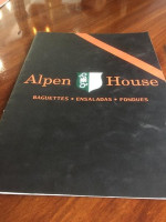 Alpen House menu