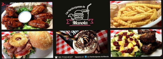 Las Hamburguesas De Manola food