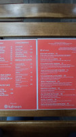 Kahwen Coffee menu