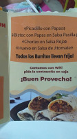 Burritos Nuevo Leon menu