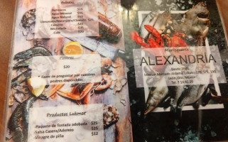 Alexandría Mariscos Botanas food